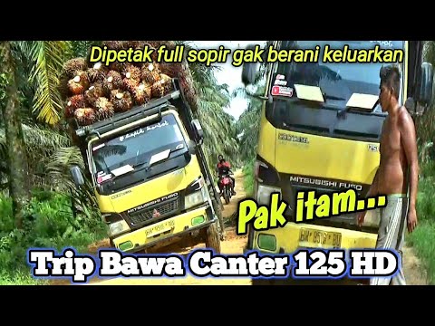 Trip pak itam...bawa canter baru 125 HD||bisa gak ya...