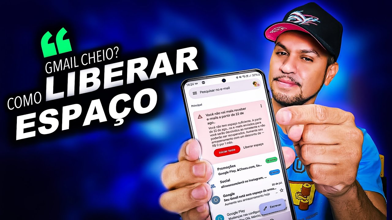 COMO LIBERAR ESPAÇO GIGANTE NO GMAIL - ARMAZENAMENTO CHEIO