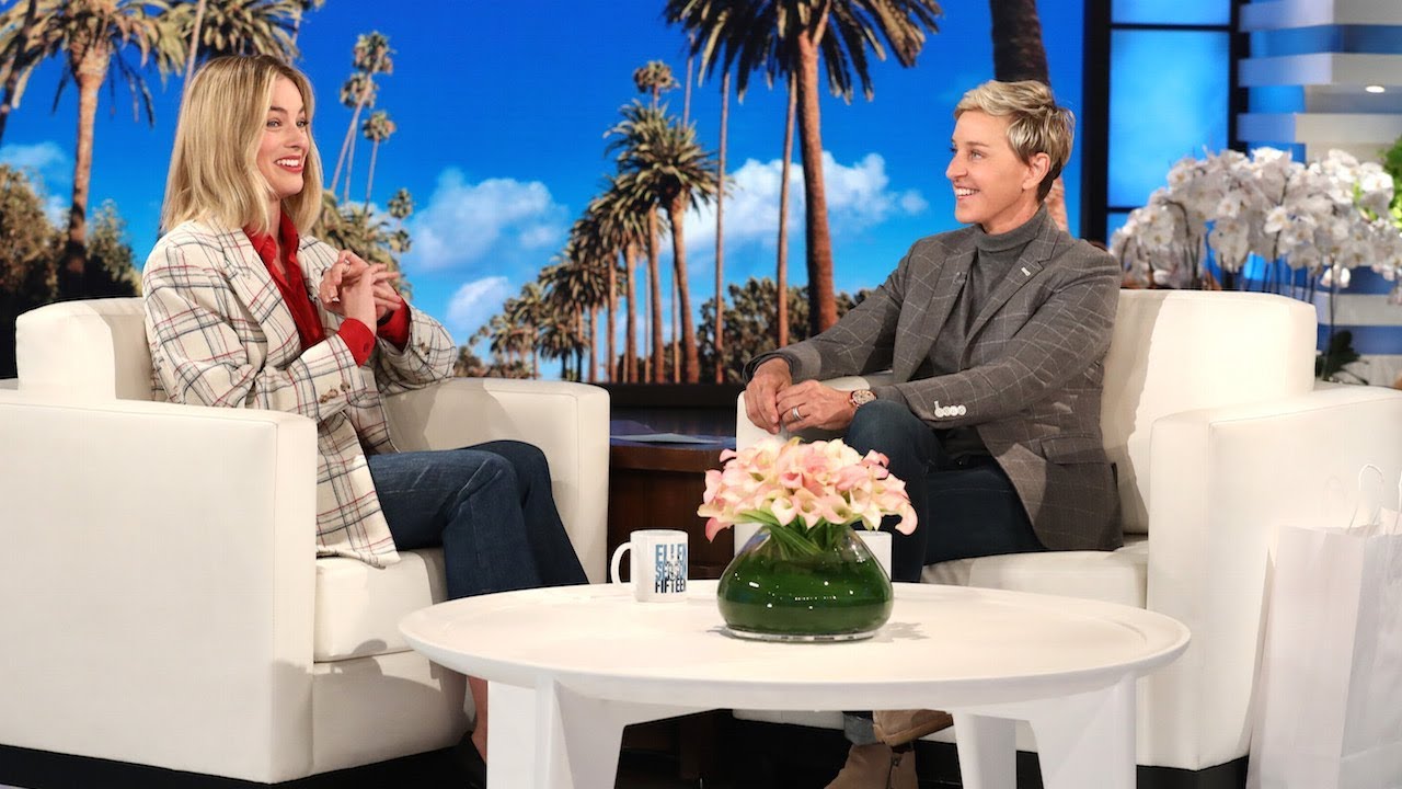 You Won't Believe Margot Robbie's Honeymoon with Ellen, Short Shorts & a President - YouTube