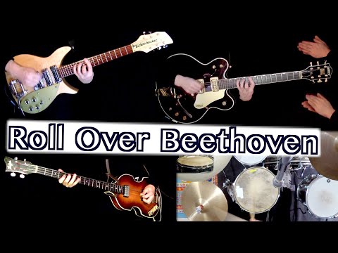 Roll Over Beethoven | Guitars, Bass and Drums | Instrumental Cover Video
