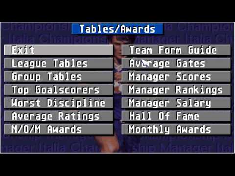 Championship Manager : End of Season Edition Amiga