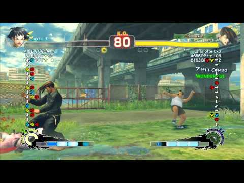 SSF4 AE: Chiba (Makoto) vs Charlotte 0x0 (Yang) - Ranked Match (720p HD)