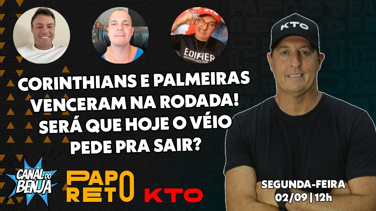 Papo Reto com Benja, Gladiador, Mano e Véio - ep. 322 - 02/09/2024