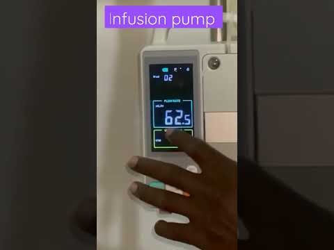infusion pump for IV fluids #agoeducate