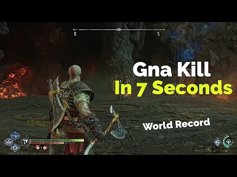 Gna kill In 7 Seconds ( World Record ) - God Of War Ragnarok ( GMNM ) ( No Damage )