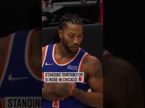 D-Rose Gets Standing Ovation in Chicago 🌹 #Shorts