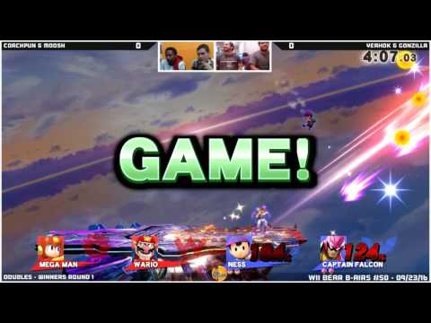 WBB #50 | CoachPun & Moosh vs Gonzilla & Yeah~OK - Winners Round 1 - Smash Wii U - Doubles