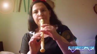 QUE CANTEN LOS NIÑOS para flauta dulce tutorial