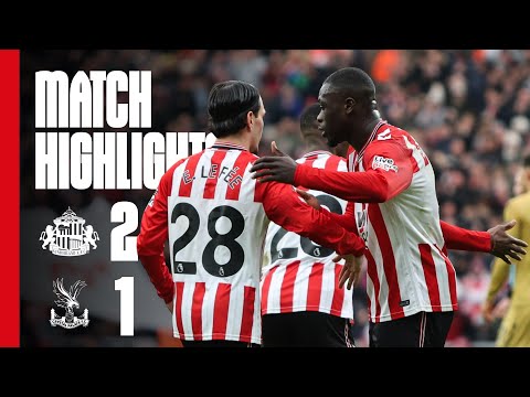 Brobbey Scores In Comeback Win | Sunderland AFC 2 - 1 Crystal Palace | Premier League Highlights