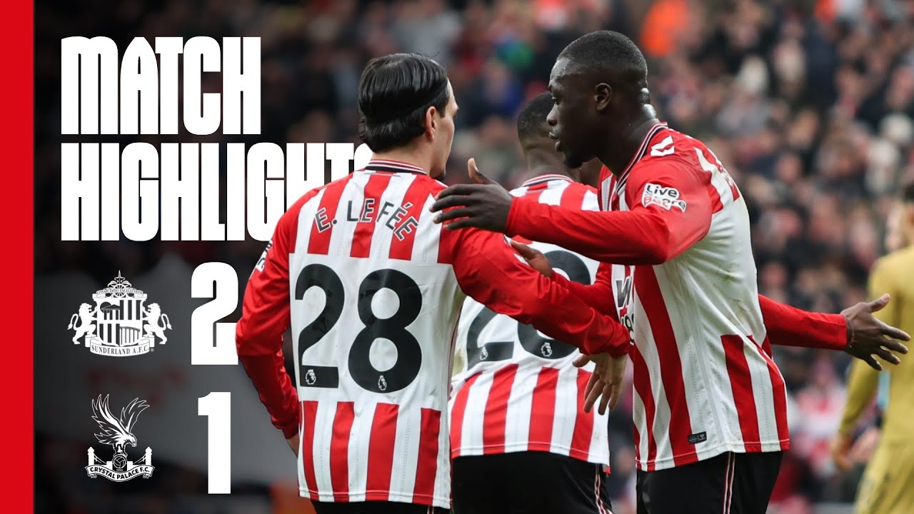 Sunderland vs Crystal Palace Highlights