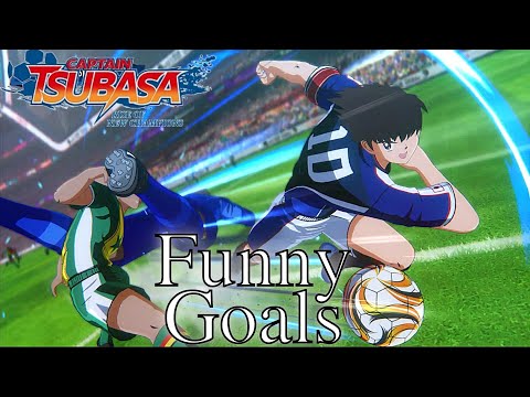 Funniest Goals in Soccer Gaming & Unique Goals | Captain Tsubasa Rise of New Champions