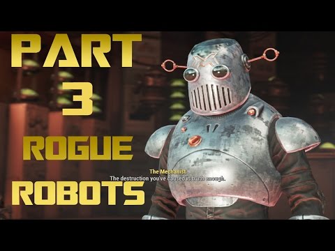 Fallout 4 Automatron DLC Walkthrough Part 3 - ROGUE ROBOTS | HUNT THEM DOWN (PC/Let's Play)