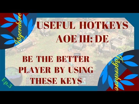 USEFUL HOTKEYS IN AGE OF EMPIRES III: DE | AOE III: DE TIPS & TRICKS (EP.3)