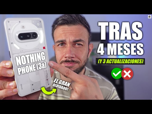 Vídeo relacionado con Nothing Phone (3a) 256 GB - Smartphone con cámara Delantera de 32 MP, Ultra Zoom 30x, Carga rápida a 50W y Pantalla AMOLED Flexible FHD+ de 6,77" - Negro