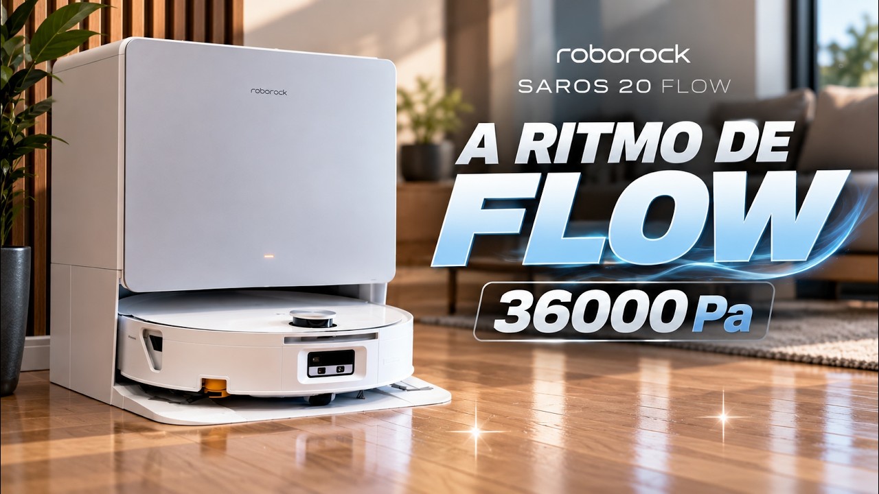 Roborock Saros 20 Flow ¡A RITMO DE FLOW y 36000Pa! 🚀