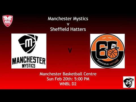 Manchester Mystics v Sheffield Hatters Full Game 20.02.22 WNBL D2