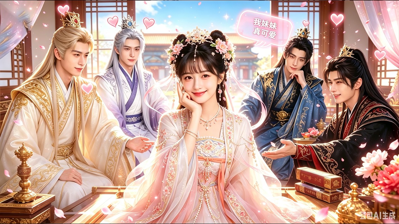 【FULL】🐺人人都說秦家是狼窩，她偏要投奔————結果五匹"狼"全圍著她轉，把她當親妹妹護！ #女頻 #短劇 #逆襲 #AI真人