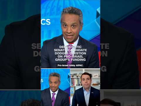 Democratic Senate candidate dodges question on pro-Israel group's funding