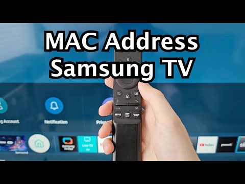 How to Find MAC Address on Samsung Smart TV!
