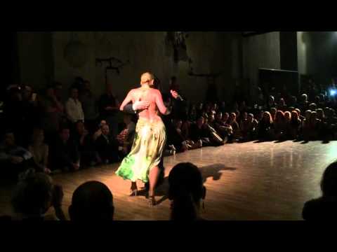  Alejandra Mantinan  and  Aoniken Quiroga  are  dancing  at  Athens TangoLovers  in  2016