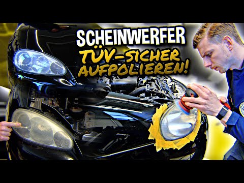 DIY: Blinde Scheinwerfer aufpolieren | AUTOLACKAFFEN