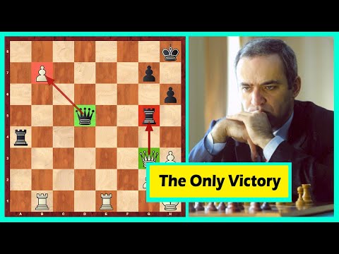 The Only Victorious Game By Kasparov (Croatia Grand Chess Tour 2021,   Blitz)