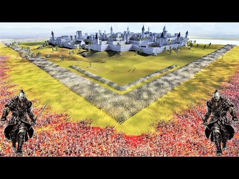 60.000 SHOTGUN SOLDIERS DEFEND FORTRESS FROM 2,000,000 ORCS - Ultimate Epic Battle Simulator 2