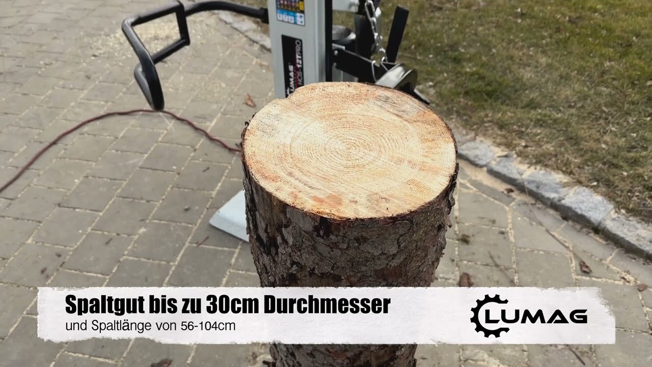 Malkų skaldyklė mod. HOS-12TPRO su elektriniu varikliu, skirta profesionalams