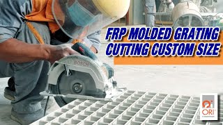 FRP Molded Grating - HI-Grid - Mesh Size: 38x38mm;  Panel Size Available: 1000x4000mm; 