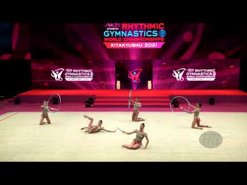 Brazil (BRA) - 2021 Rhythmic Worlds, Kitakyushu (JPN) - Qualifications 3 Hoops + 2 Pairs Of Clubs
