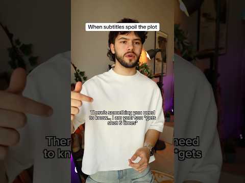 When the subtitles spoil the plot twist 😭