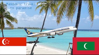 Singapore to Maldives journey vlog