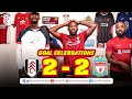 Fulham 2-2 Liverpool | Full Fan Reactions | Mitrovic Darwin nunez Mo Salah