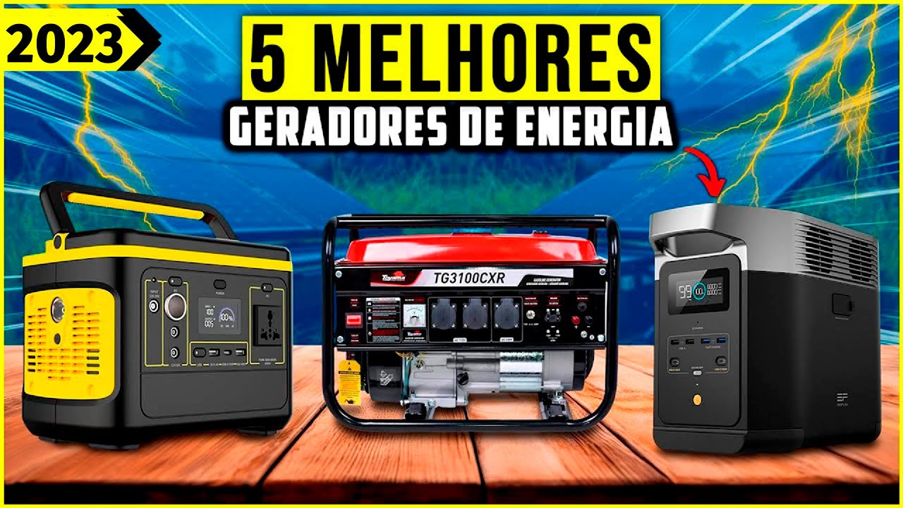 OS 5 MELHORES GERADOR DE ENERGIA EM 2024!