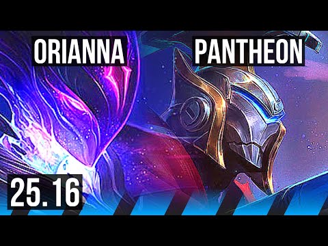ORIANNA vs PANTHEON (MID) | 4/0/4 | KR Diamond | 25.16