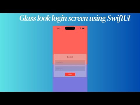 SwiftUI login screen 2024 || Modern login UI using SwiftUI 2024