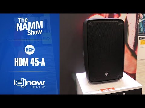 RCF HDM45-A Active Powered 2200W Two-Way 15" DJ PA Speaker Monitor HD45A image 13