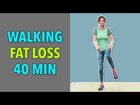 Walking At Home | 40-Minute Full Body Fat Loss
