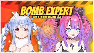 Vivi Speed-Reads The Manual While Pekora PANICS Cutting Wires【Keep Talking | Hololive】