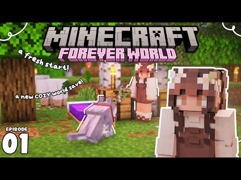 Starting a Cozy Minecraft Forever World! | A Minecraft 1.21.11 Let's Play 🌷