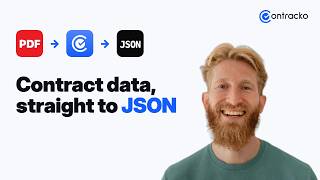 Extract contract data to JSON with a REST API