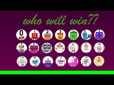 21 NUMBERBLOCKS MARBLE RACE - WHO WILL WIN??