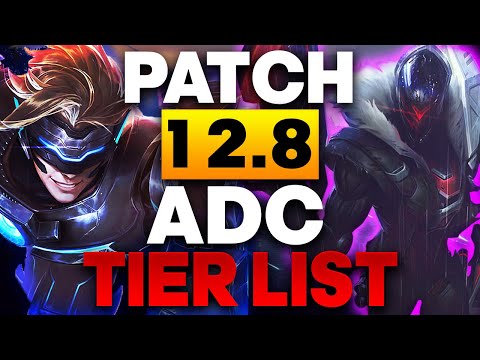 *NEW* ADC TIER LIST PATCH 12.8 - Huge Jhin Buffs?!