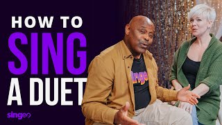 How to sing a duet - Tony Lindsay & Vocal Coach Singing Lesson
