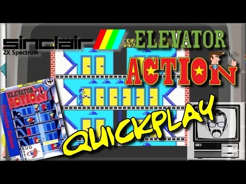 Elevator Action Sinclair Spectrum Quick Play | Nostalgia Nerd