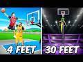 Pro Dunkers ONLY But The Hoops Get Increasingly Taller