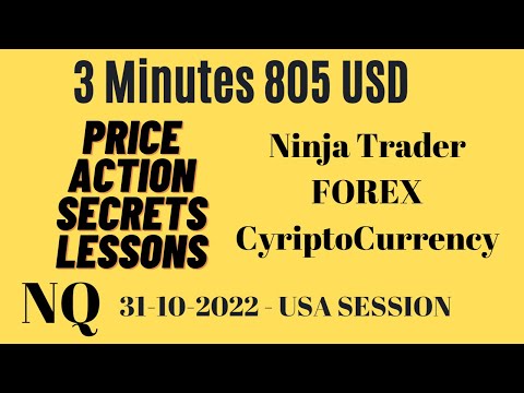Price Action Secrets 805 USD in 3 Minutes - 31-10-2022 USA session