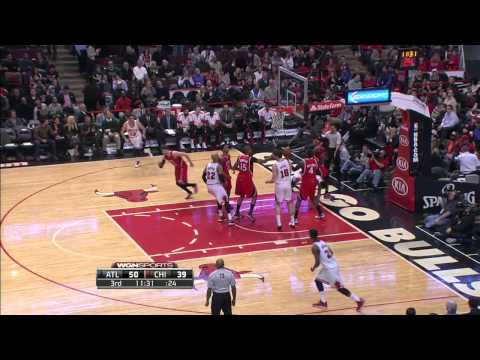 Al Horford Atlanta Hawks Vs Chicago Bulls 01.17.15 Highlights