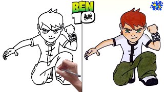 Download lagu How to Draw Ben 10 Classic || Easy Step by Step mp3