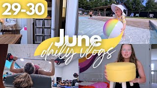 JUNE 29 & 30 VLOG | organizing the toy closet, body pump at the gym, decorating Alice's room + more